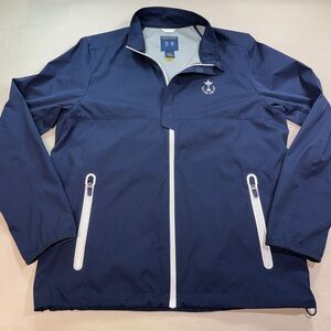 Polo Golf Ralph Lauren Jacket Men’s M Navy Blue Windbreaker Golf PGA Logo